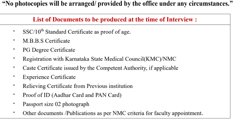 ESIC Kalaburagi Faculty Jobs Notification 2024