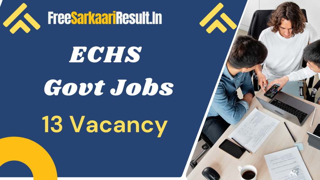 ECHS Medical, Dental Officer Recruitment 2024