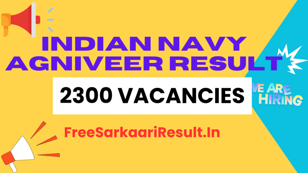 Indian Navy Agniveer Result