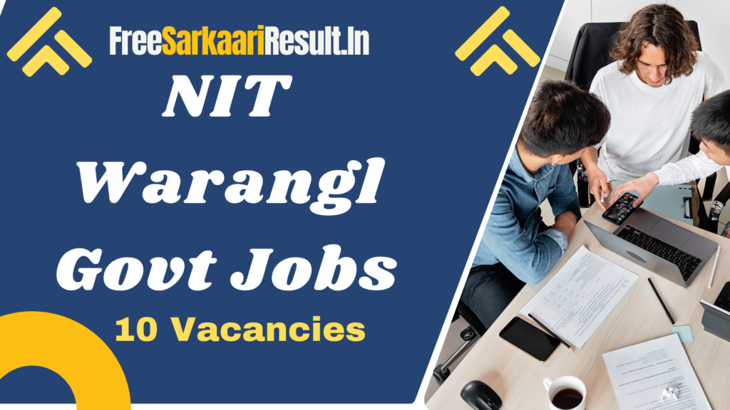 NIT Warangal Recruitment 2024