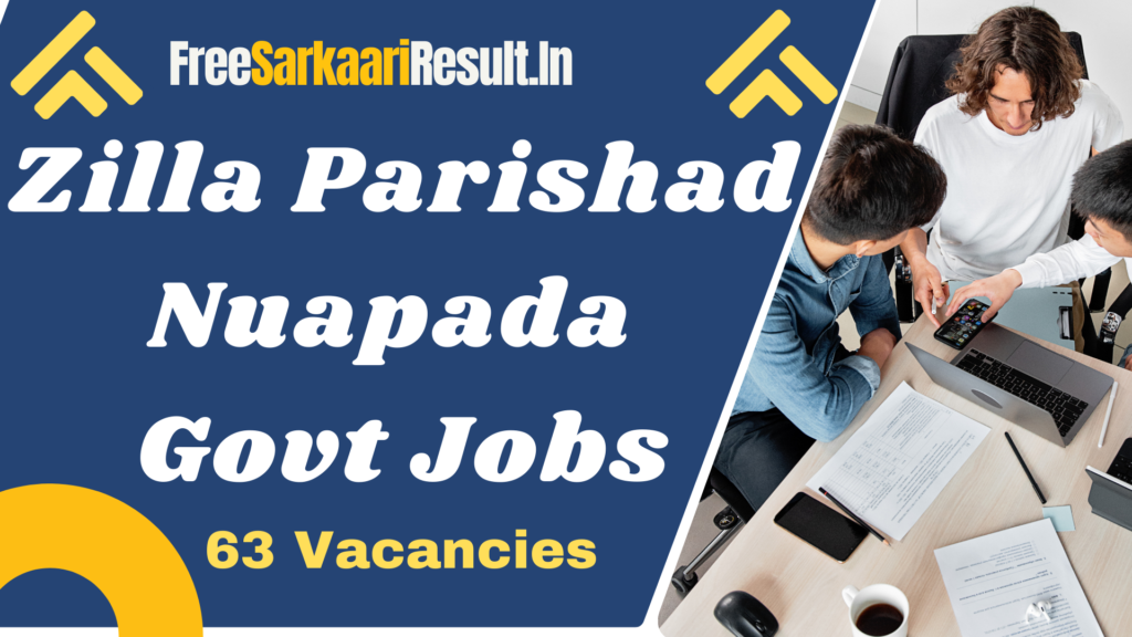 Zilla Parishad Nuapada Recruitment 2024