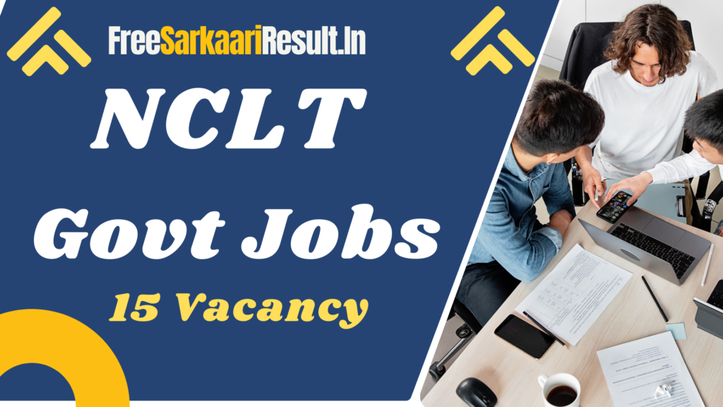 NCLT Registrar Recruitment 2024