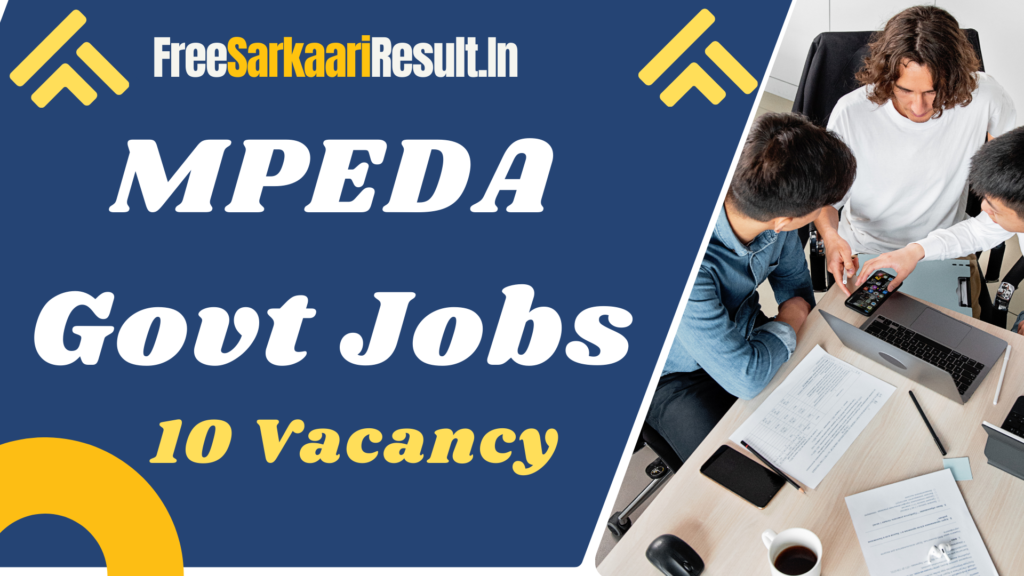 MPEDA Recruitment 2024