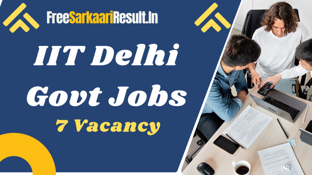 IIIT Delhi Recruitment 2024 Notification