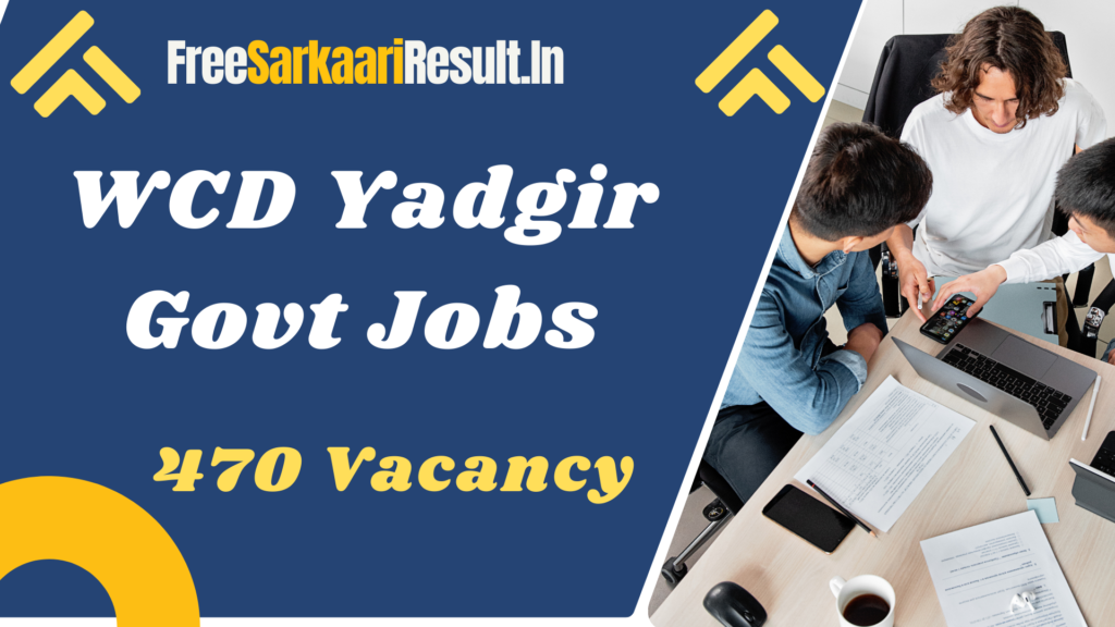 WCD Yadgir Recruitment 2024