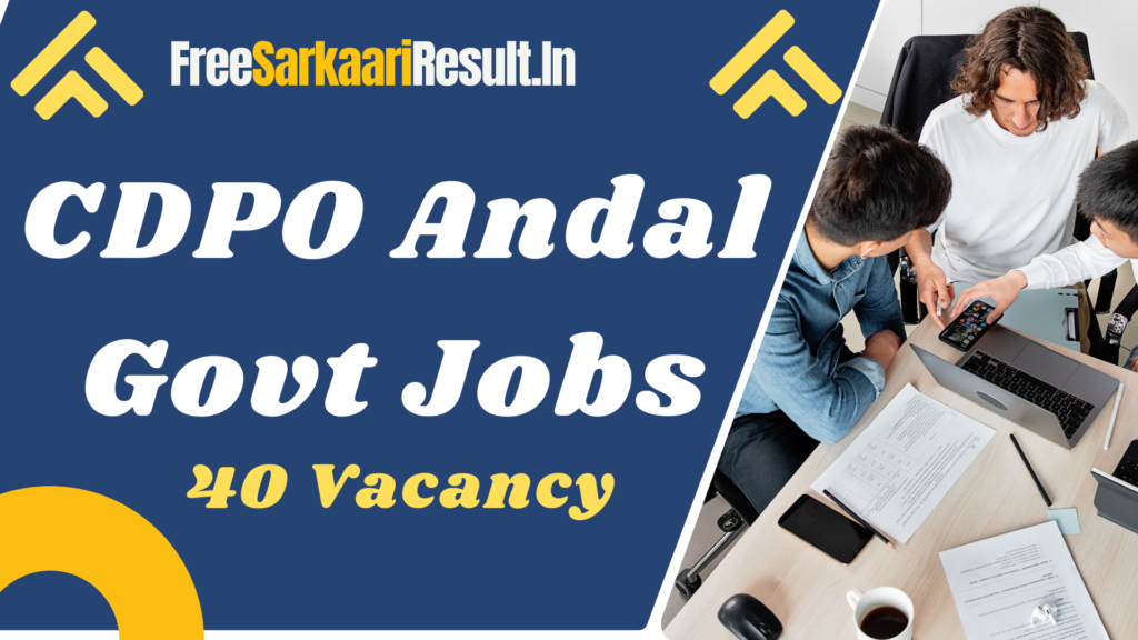 CDPO Andal Recruitment 2024