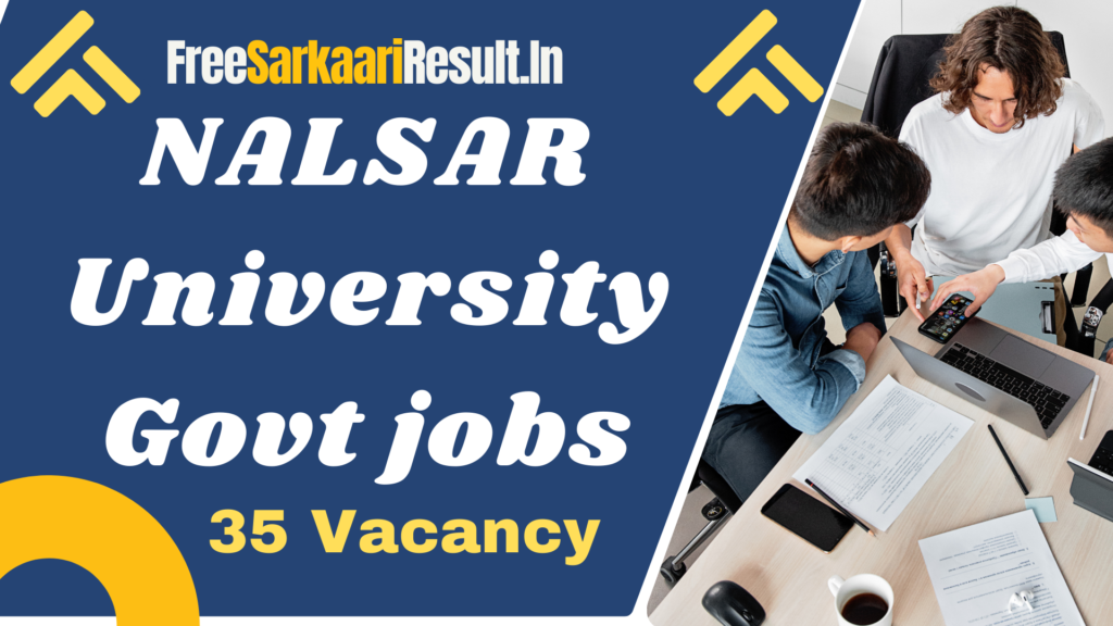 NALSAR University Recruitment 2024