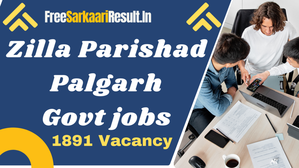 Zilla Parishad Palghar Recruitment 2024