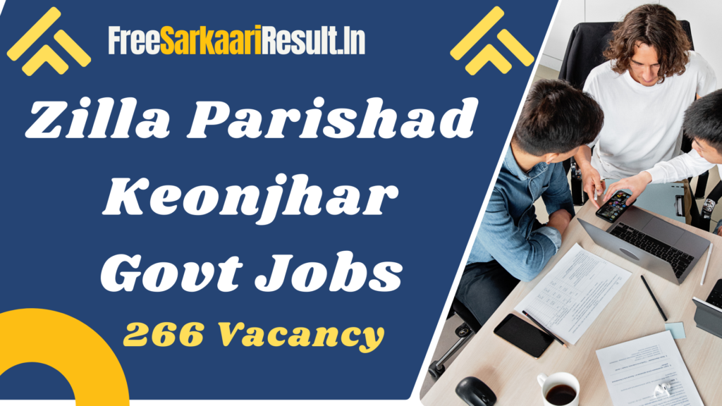 Zilla Parishad Keonjhar Recruitment