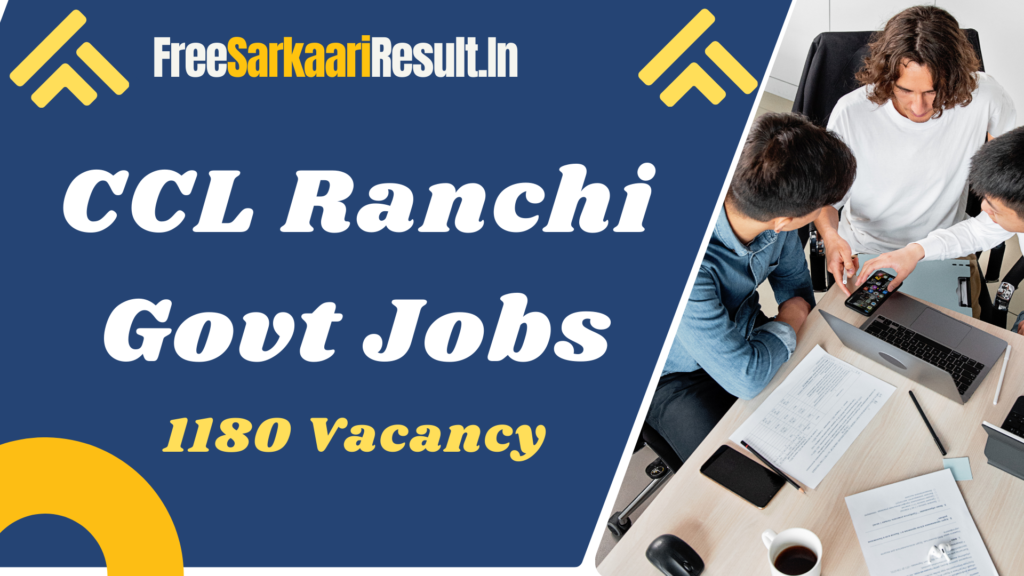 CCL Ranchi Recruitment 2024