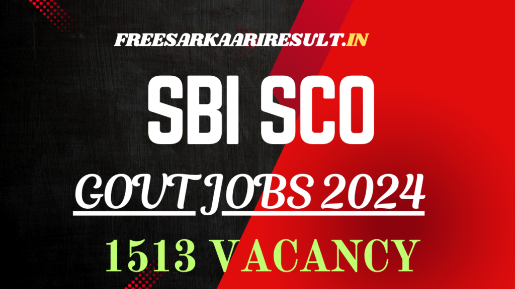 SBI SCO Recruitment