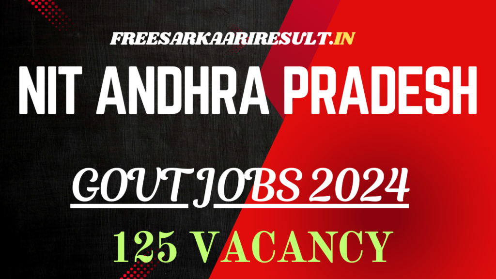 NIT Andhra Pradesh Recruitment