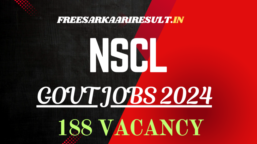 NSCL Vacancy 2024